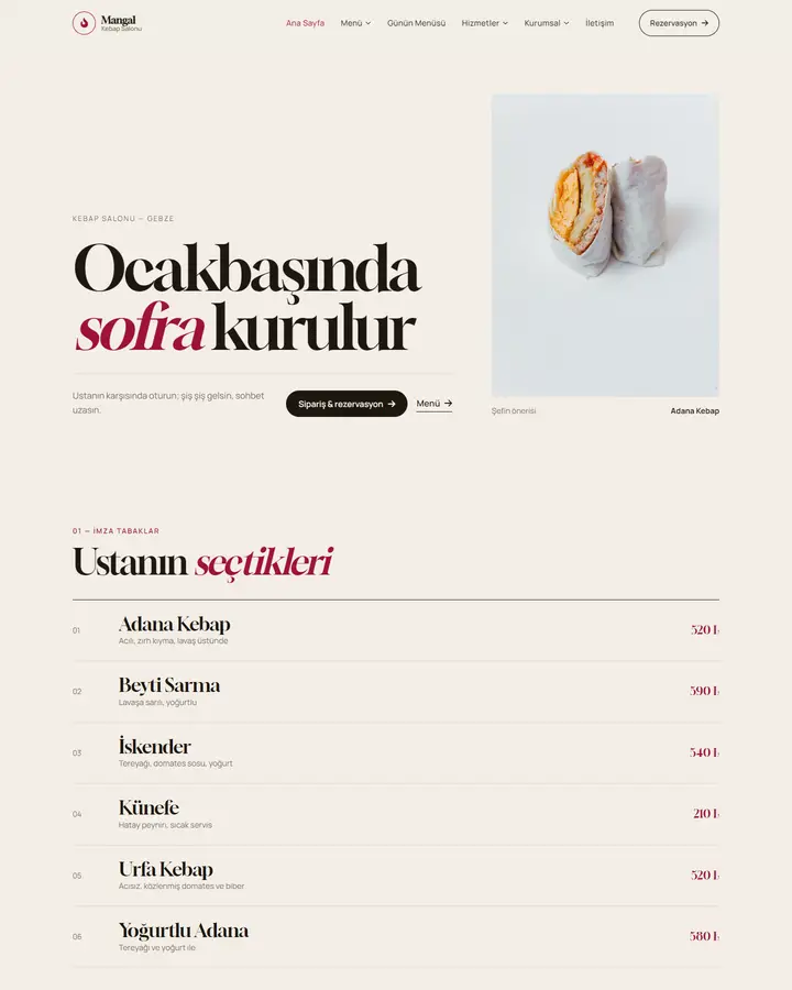 Tema 29 – Şef tasarım önizlemesi