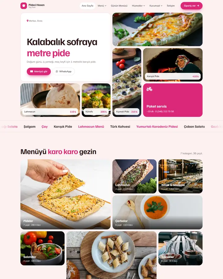 Tema 45 – Mozaik tasarım önizlemesi